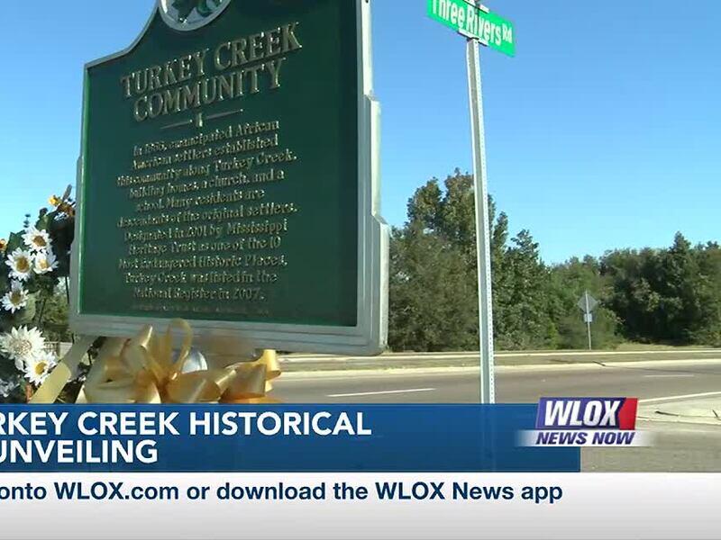 Turkey Creek community unveils third historical marker following damage