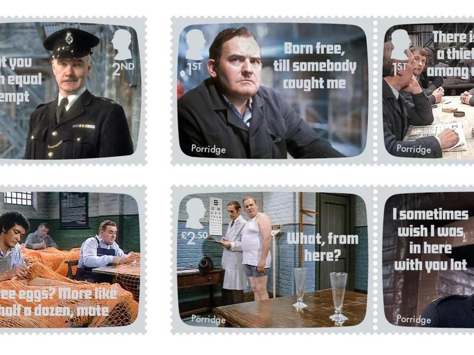 Special stamps celebrate 50th anniversary of TV series Porridge