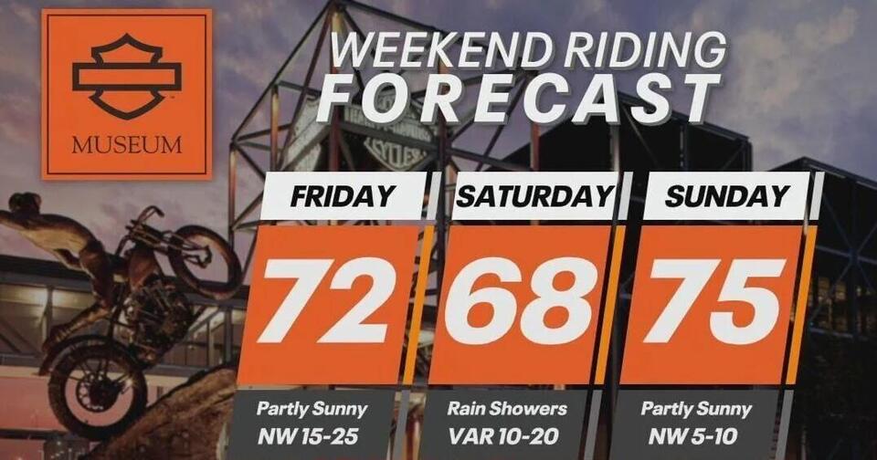 Weekend Riding Forecast (June 7-9) - NewsBreak