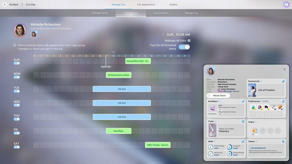 inZOI: How To Edit Zoi Schedule - NewsBreak