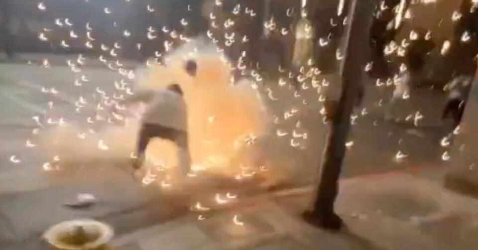 Dodgers Fan Blows Up Hand With Firework While Celebrating World Series ...