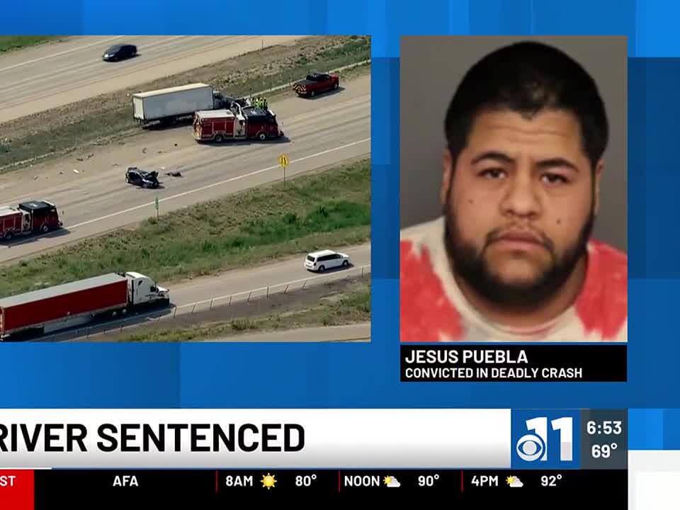WATCH: Truck driver sentenced in deadly crash that killed 5