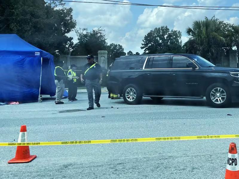 N. Charleston Police respond to fatal crash between motorcycle and car