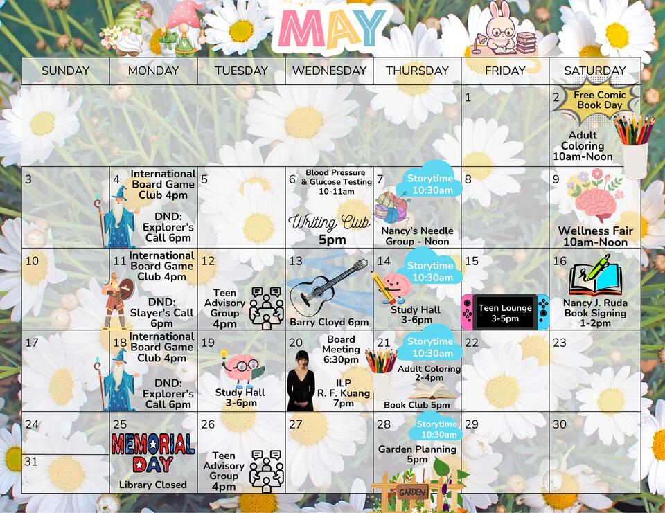 LaSalle Library Announces May Programs & New Hours - NewsBreak