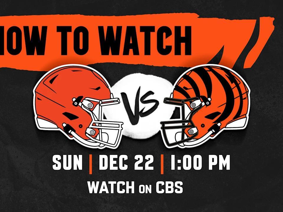 HOW TO WATCH Browns at Bengals for Week 16 of the 2024 Season
