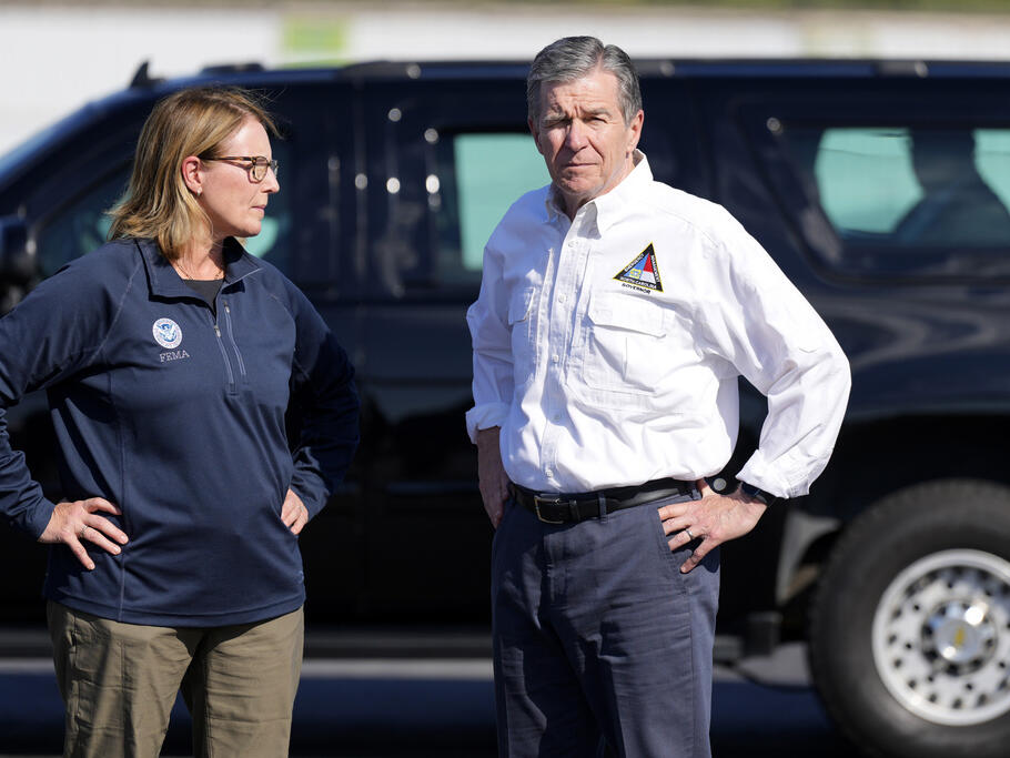 North Carolina's governor approves more than 600 million in Helene