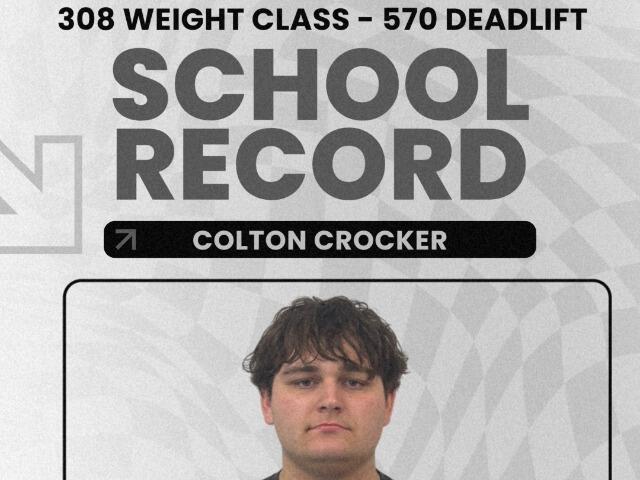 COLTON CROCKER ENTERS THE RECORD BOOK - NewsBreak