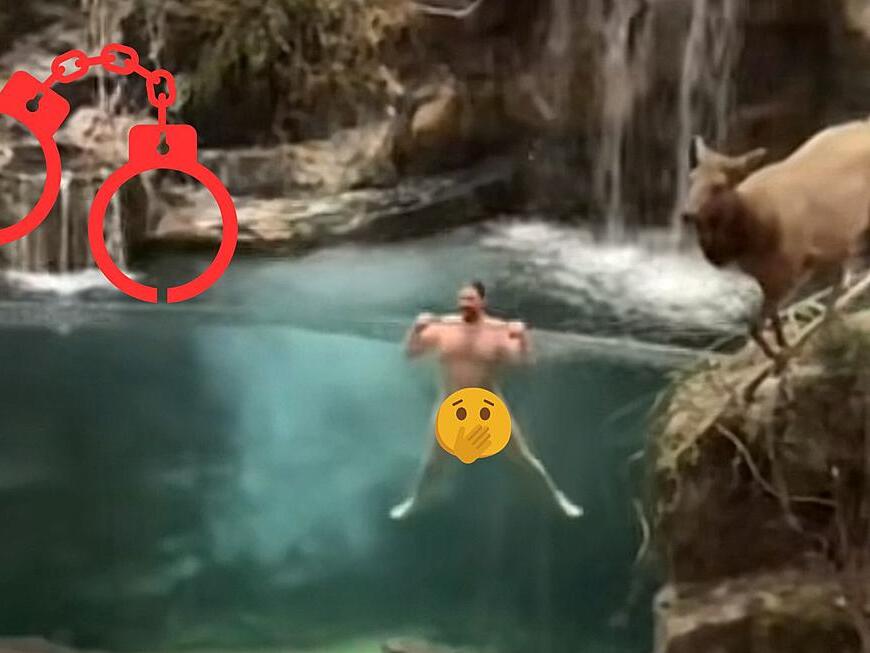 [Video] Alabama Man Swims Naked In Bass Pro Shop Aquarium