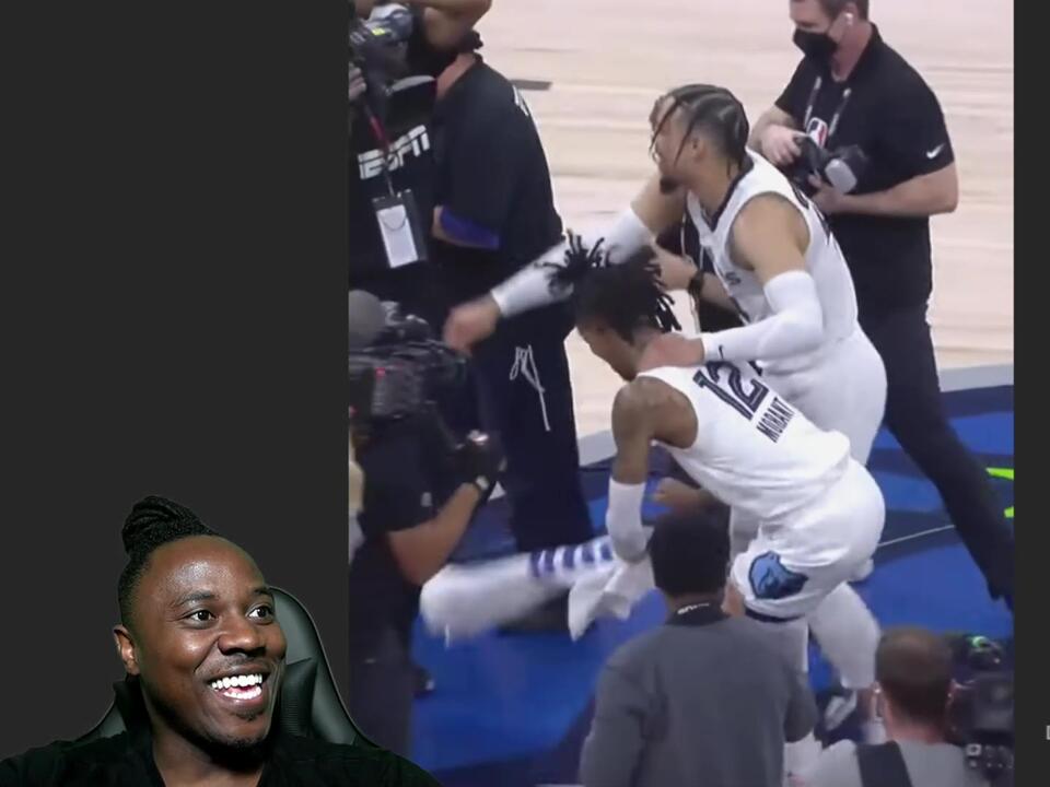 Ja Morant Hit The Griddy Dance On TWolves' Logo Grizzlies vs