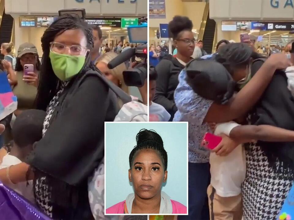 Florida mother Sharitta Grier makes emotional return home from Turks