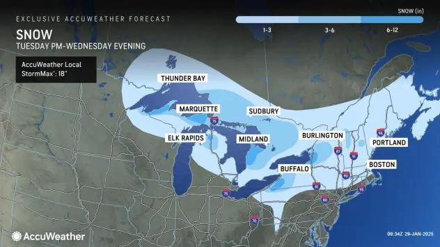 More snow Wednesday for winter-weary Western New York before milder ...