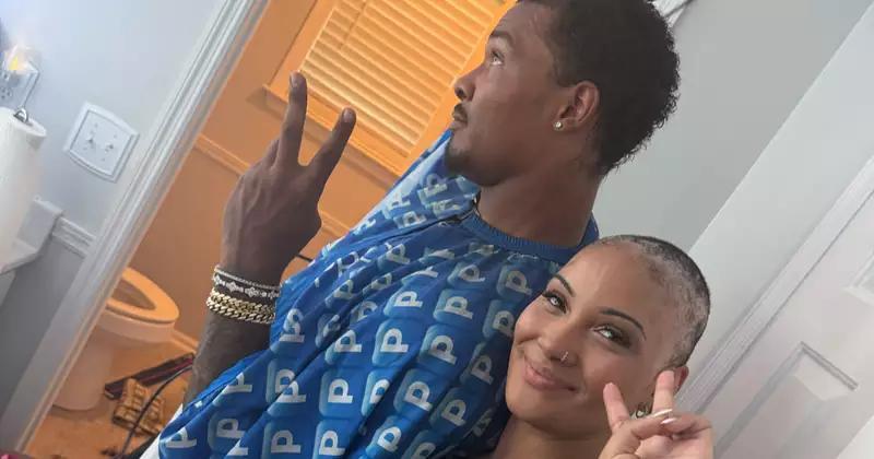 The story behind Arion Carter shaving his head with his girlfriend, Mariah Bryant