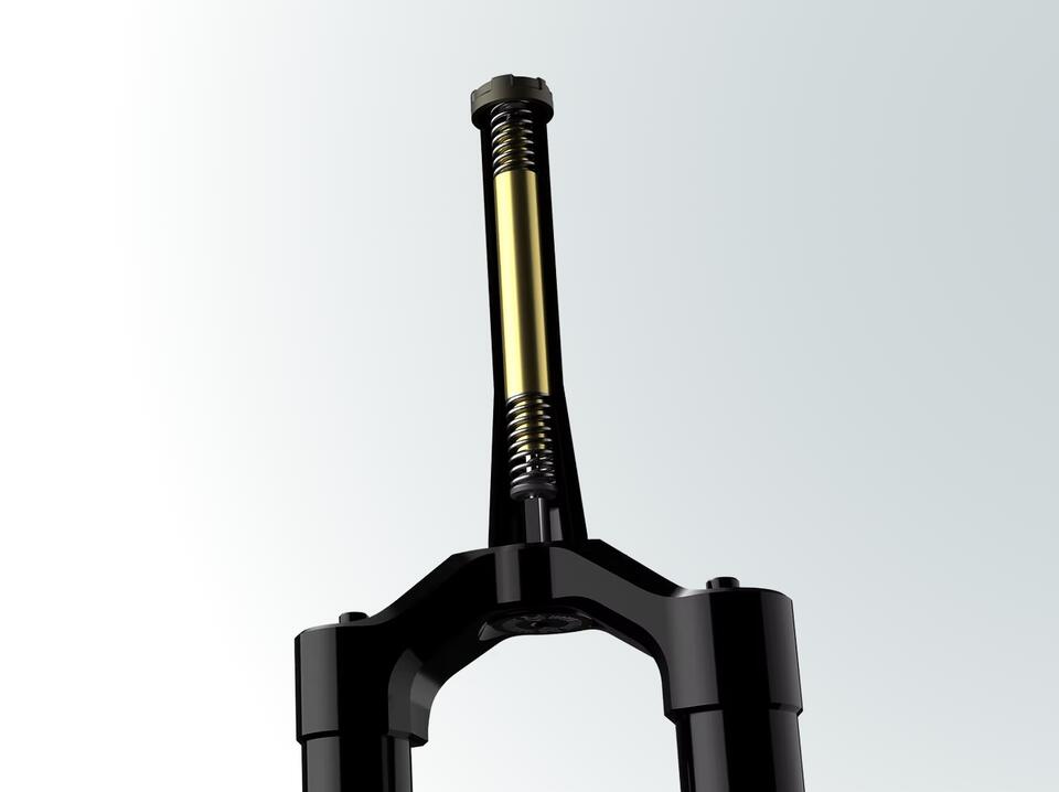 The Rimpact TMD is a weighted damper that sits inside your steerer for a smoother, less fatiguing ride