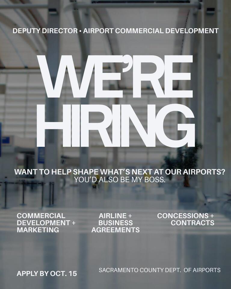 Airport hiring Deputy Director of Commercial Dev - NewsBreak