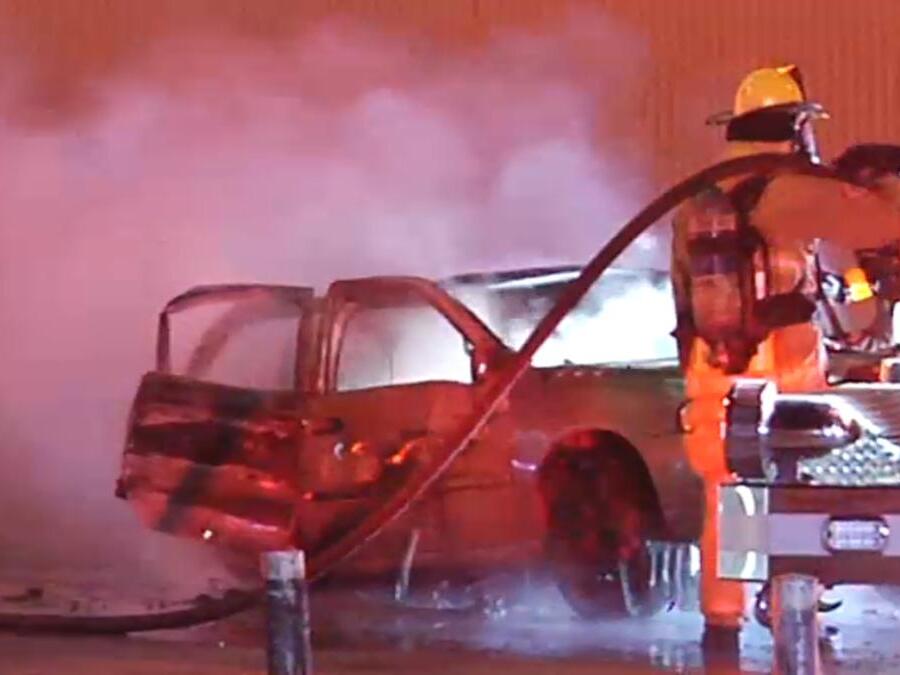 Driver killed in fiery hit-and-run crash on I-95 in Miami-Dade
