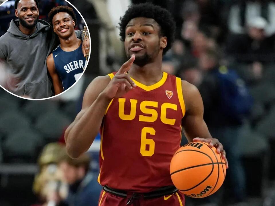 Bronny James goes unselected on night 1 of NBA draft with LeBron on edge(02)