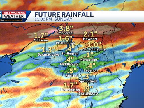 Severe weather likely for some towns on Sunday