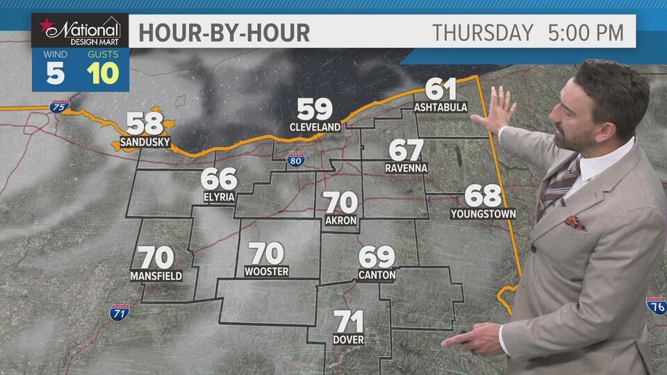 Quiet conditions today: Cleveland weather forecast in Northeast Ohio ...