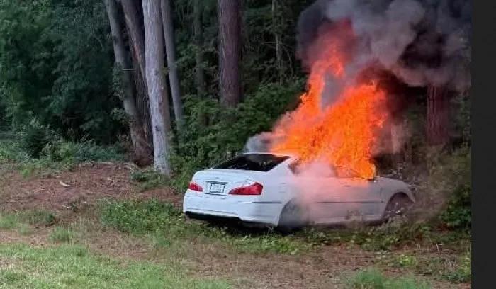 Human trafficking suspect captured after 130+ mph chase ends in flames