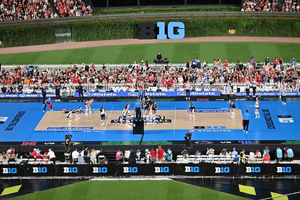 Wrigley volleyball games serve as another notch in women's sports' growth