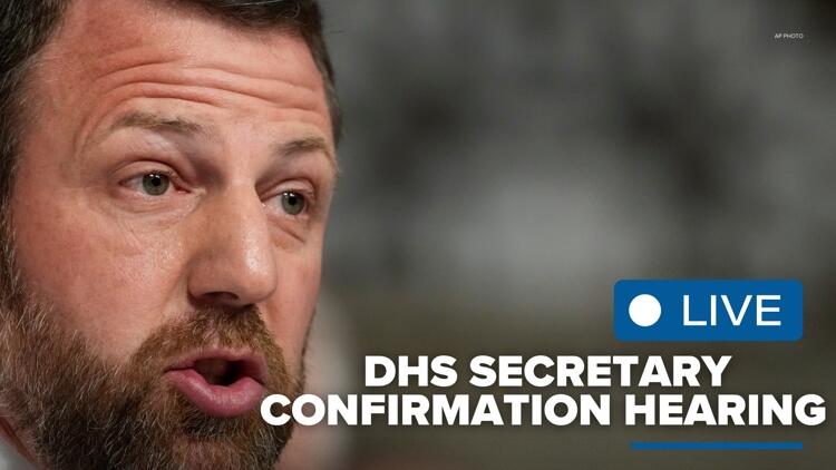 LIVE: Sen. Markwayne Mullin testifies in confirmation hearing for DHS ...
