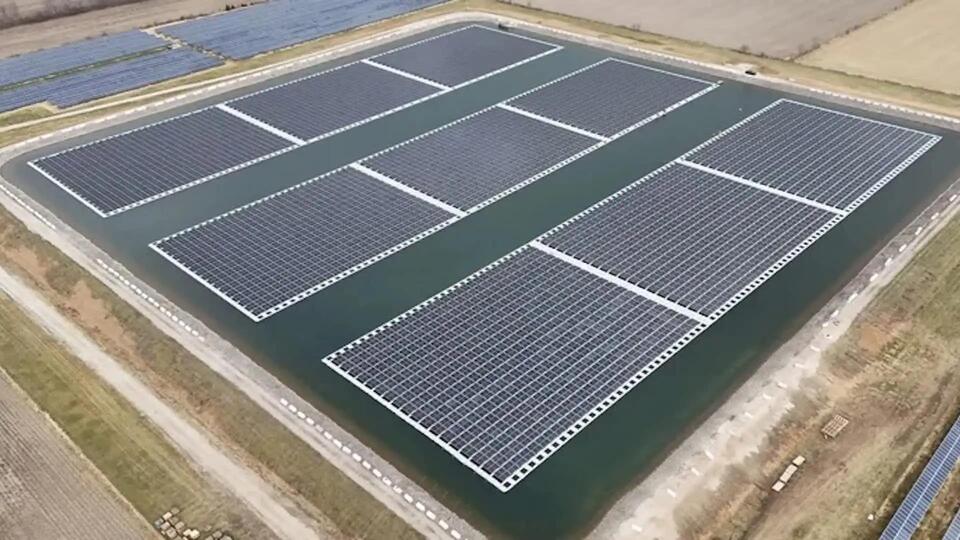 Ohio village puts 9,222 solar panels on reservoir, now has 13 times the ...