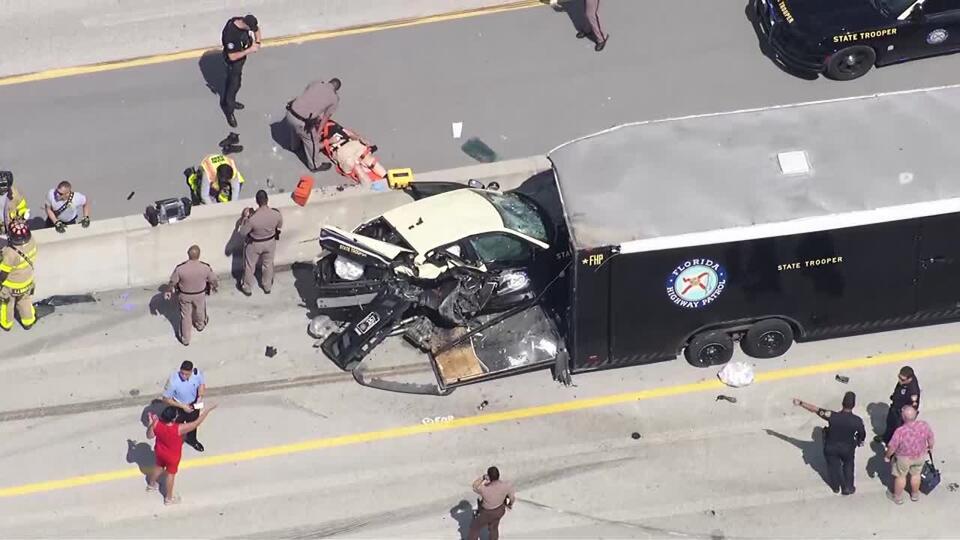 Two Florida Highway Patrol Troopers Hospitalized After Cadillac Slams ...