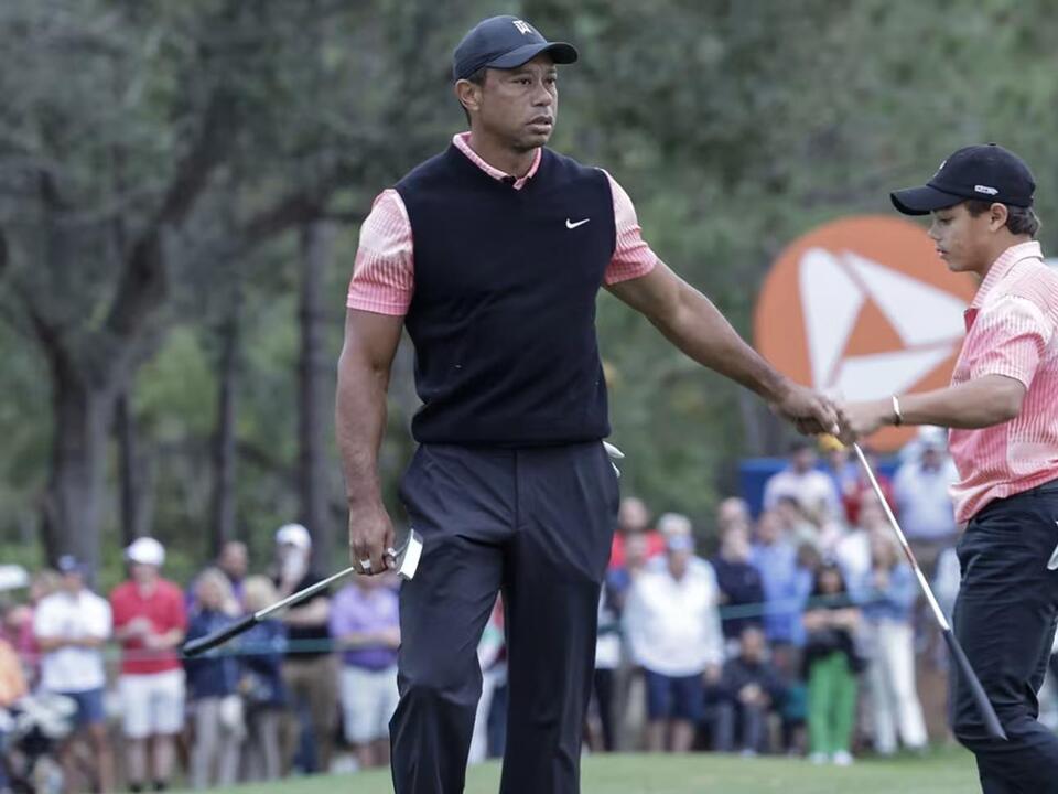 Tiger Woods carted off golf course due to illness, cutting his 2024 PGA