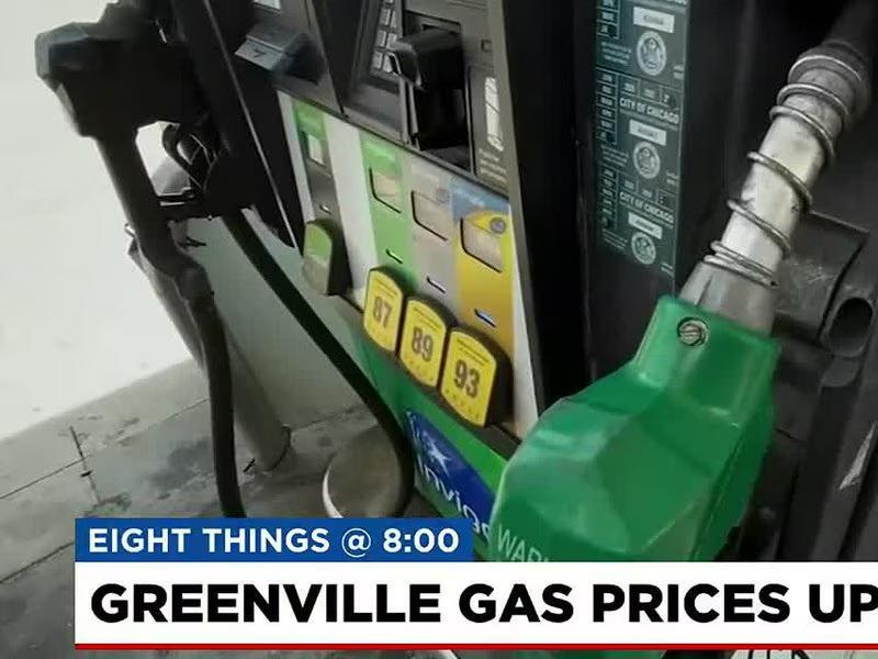 GasBuddy Greenville gas prices go up again