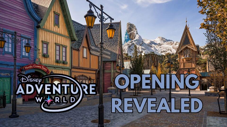It's Time To Open Up The Gates As World of Frozen Opening Date ...