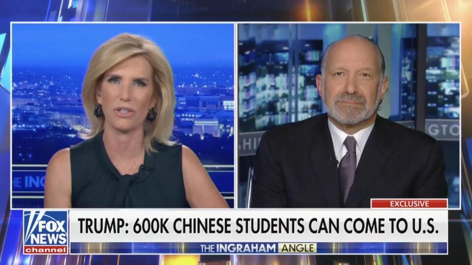 Laura Ingraham Lost for Words Over Why Trump Is So ‘Pro-Chinese Student ...