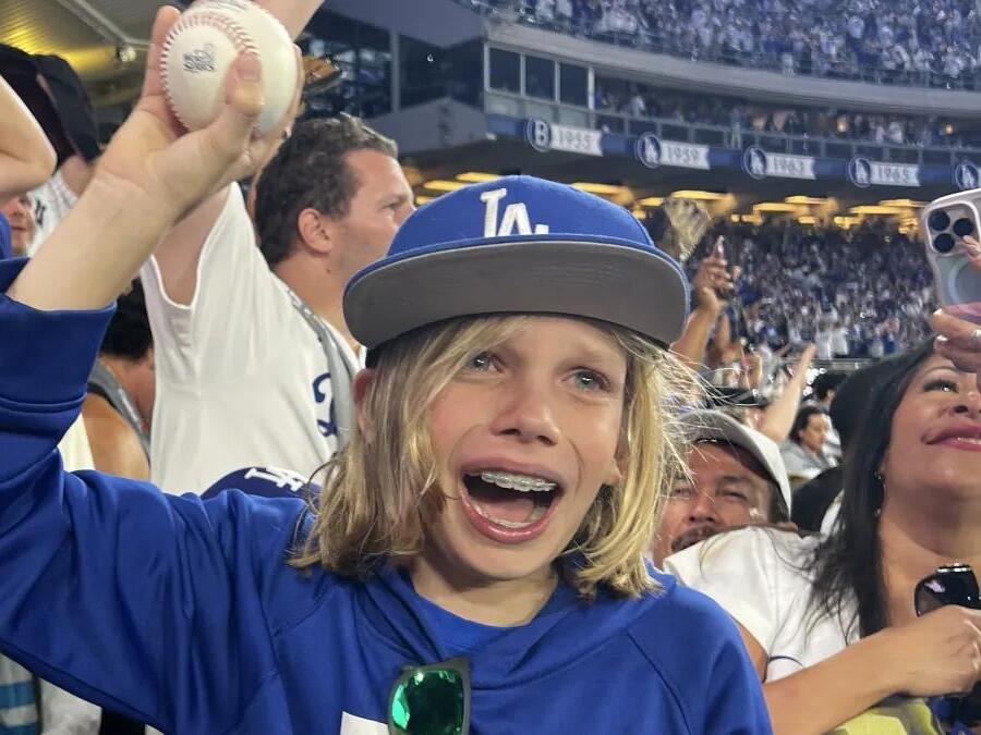 ‘Best day of my life' Dodger fan describes moment he caught Freddie