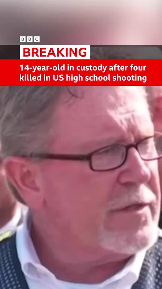 14-year-old in custody after four killed in US high school shooting ...