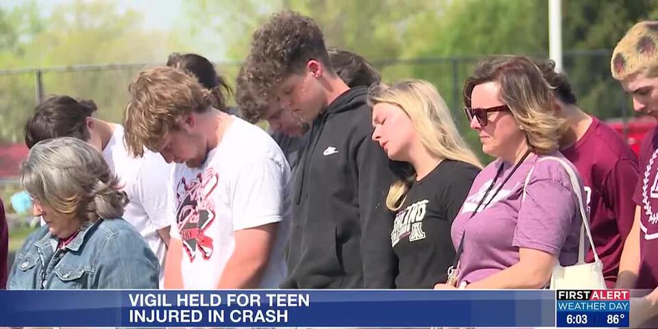 Prayer service held for Ashland student badly injured in crash - NewsBreak
