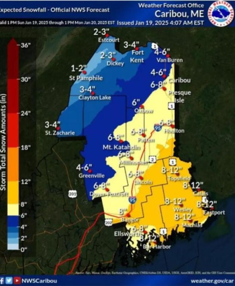Heavy Snow and Bitterly Cold Temperatures Expected Sunday Night Into ...