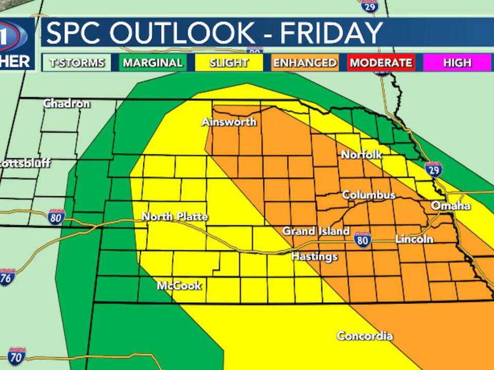 Weather Alert Day: Severe thunderstorms possible late this afternoon ...