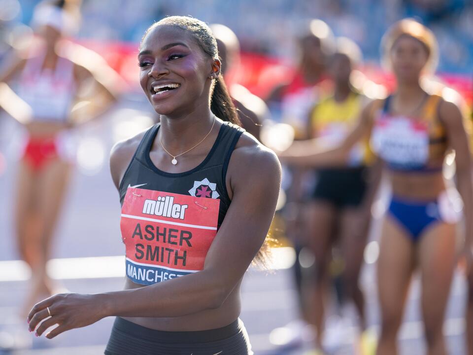 Dina Asher-Smith has same aura as sprint star Linford ...