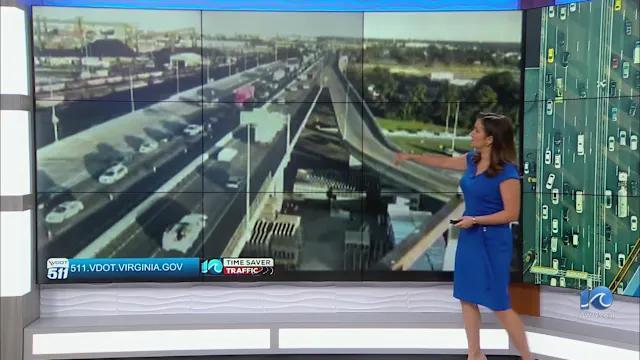 Crash blocks southbound I-664 at Monitor-Merrimac Memorial bridge ...