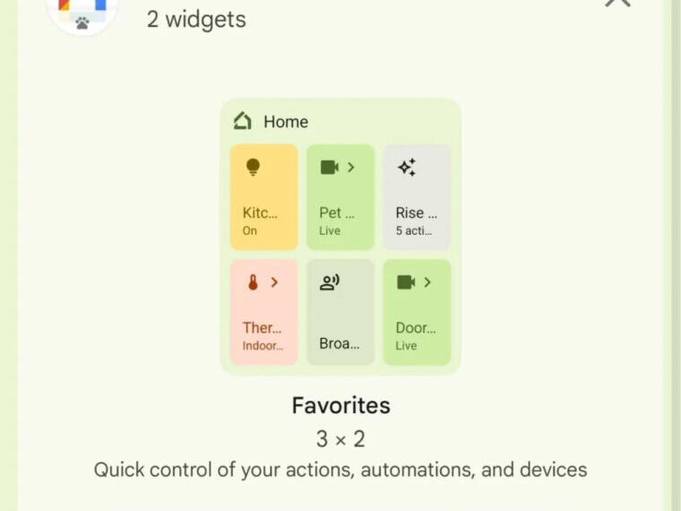Google's upcoming smart home widget could put AI on your home screen
