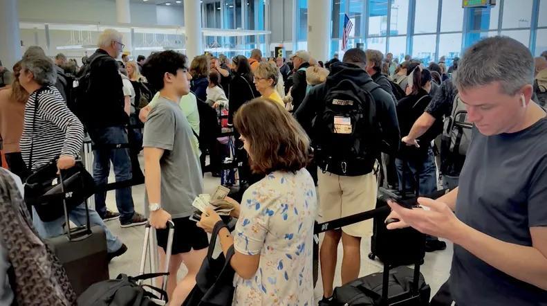 Warnings issued about long wait times coming at the airport amid ...