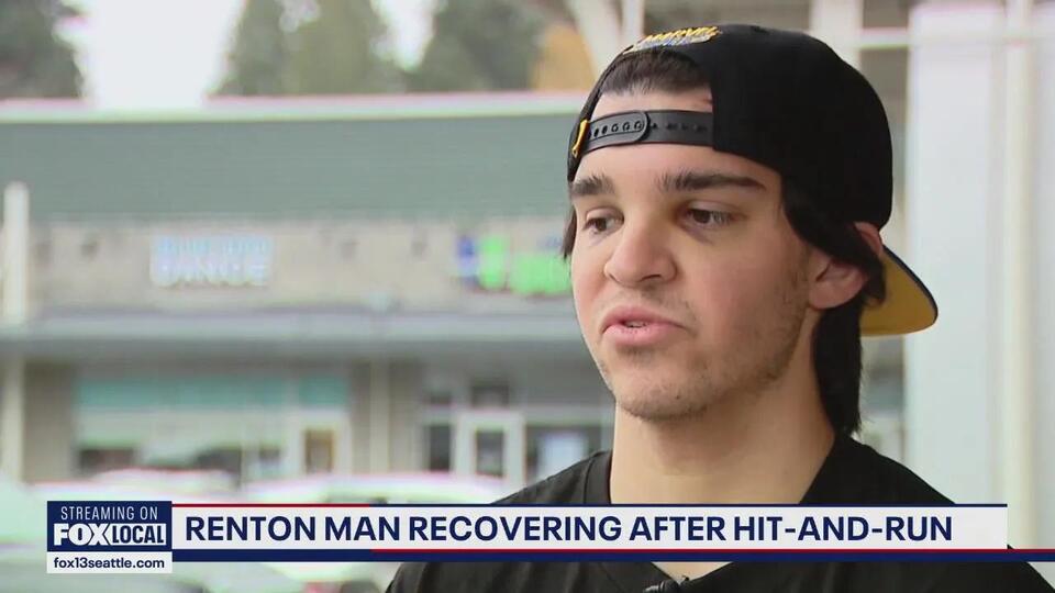 Hit-and-run caught on camera in Renton; victim speaks as search ...