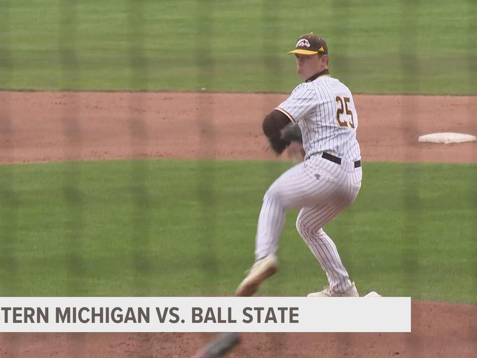 Western michigan baseball falls to ball state