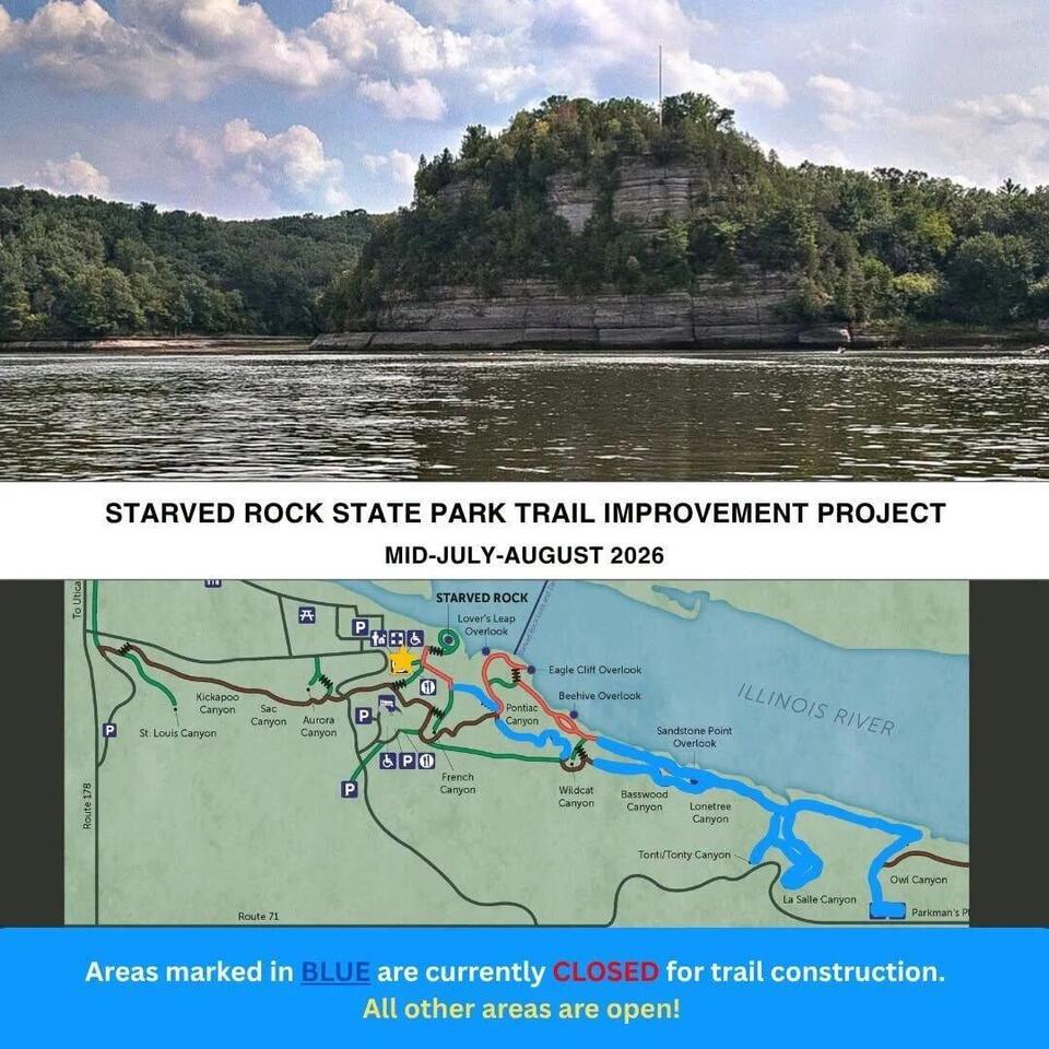 Latest Updates on Starved Rock Trail Improvement Project - NewsBreak