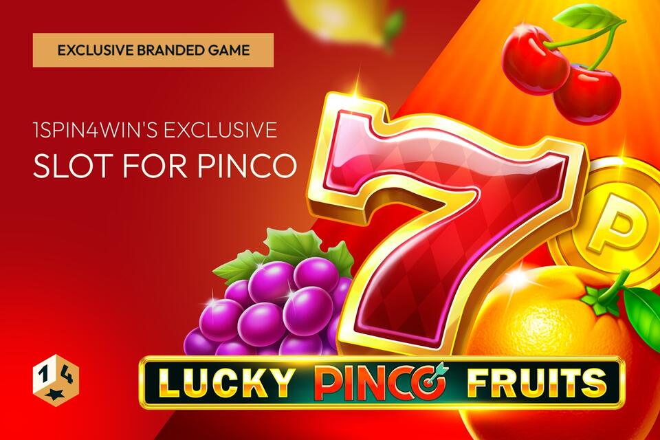 1spin4win releases Lucky Pinco Fruits, a branded slot created ...