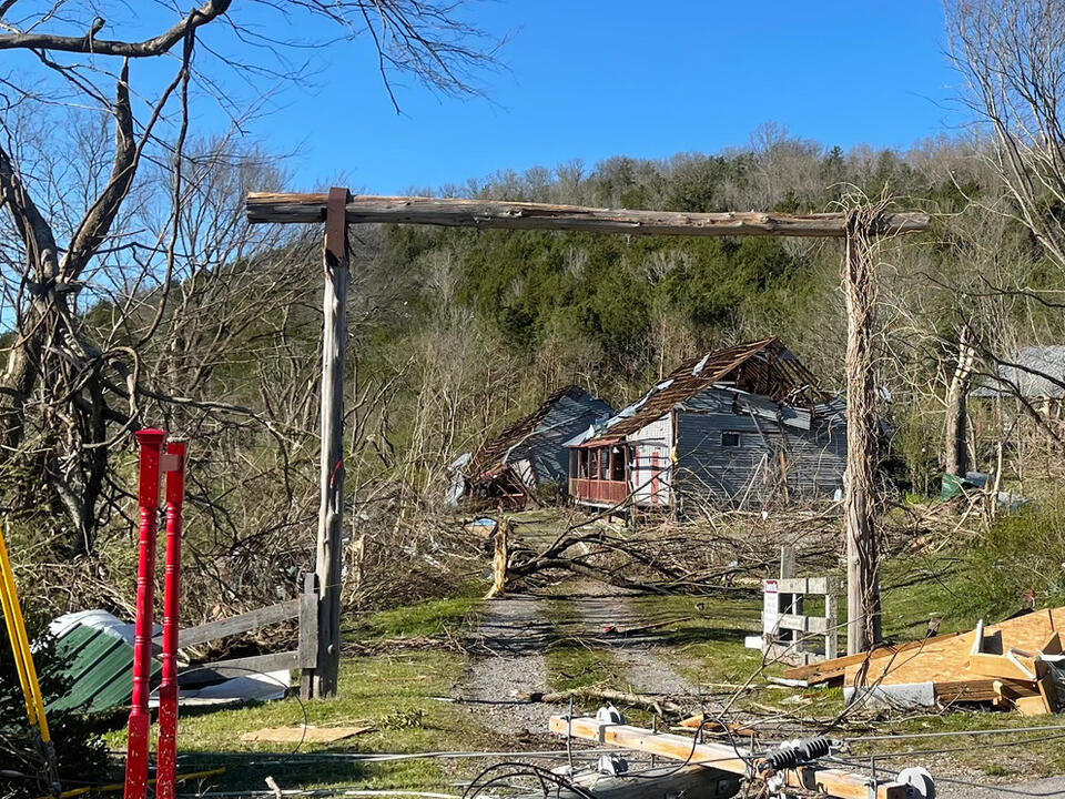 Historic Readyville Mill destroyed by likely tornado, homes destroyed