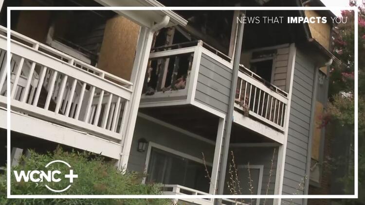 At least 20 units impacted by south Charlotte apartment fire - NewsBreak