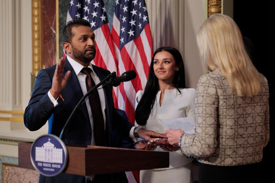 Kash Patel claims his girlfriend Alexis Wilkins was invited by George ...