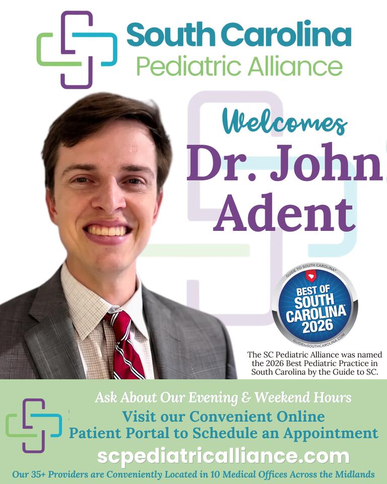 SC Pediatric Alliance Welcomes Newest Pediatrician, Dr. John Adent ...