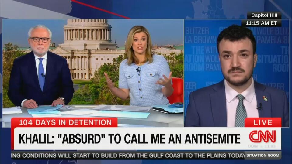 Mahmoud Khalil Repeatedly Refuses to Condemn Hamas on CNN - NewsBreak