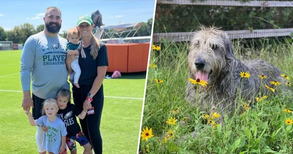 Kylie Kelce announces death of family pet Baloo, 1 year after their dog